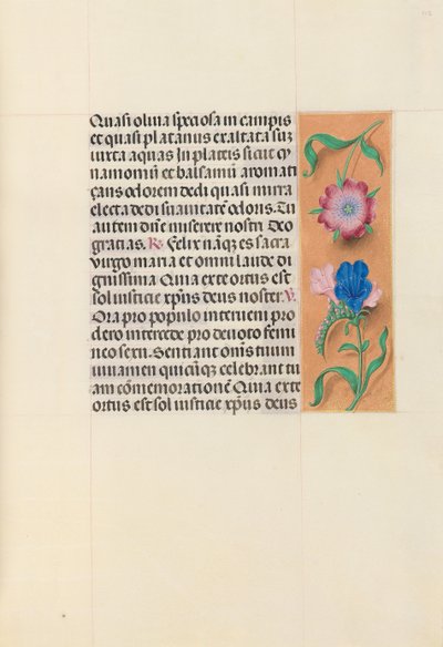 Hours of Queen Isabella the Catholic, Queen of Spain: Fol. 112r by Master of the First Prayerbook of Maximillian