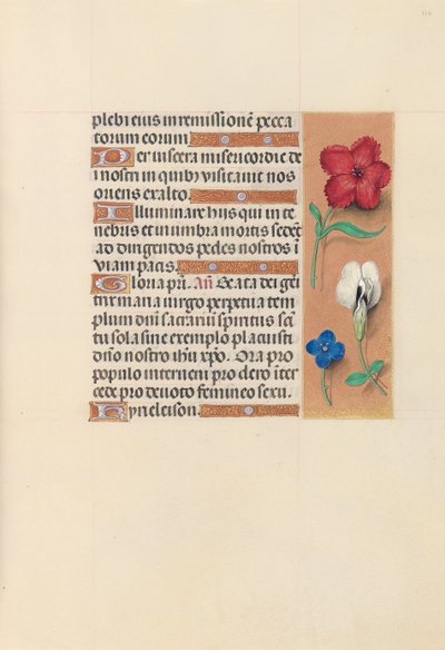 Hours of Queen Isabella the Catholic, Queen of Spain: Fol. 124r by Master of the First Prayerbook of Maximillian