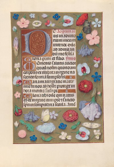 Hours of Queen Isabella the Catholic, Queen of Spain: Fol. 127r, c. 1500 by Master of the First Prayerbook of Maximillian