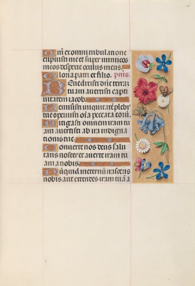 Hours of Queen Isabella the Catholic, Queen of Spain: Fol. 128r by Master of the First Prayerbook of Maximillian
