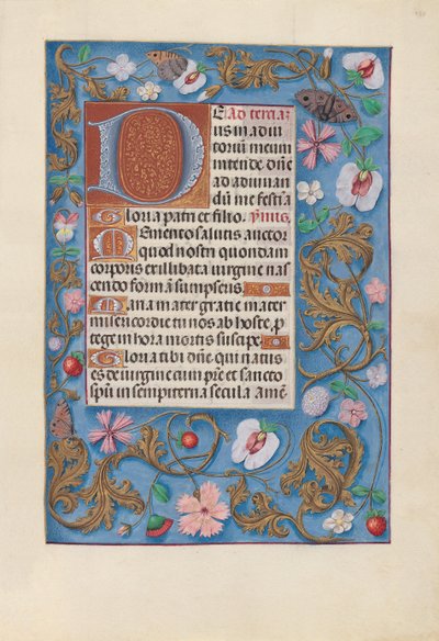 Hours of Queen Isabella the Catholic, Queen of Spain: Fol. 132r, c. 1500 by Master of the First Prayerbook of Maximillian