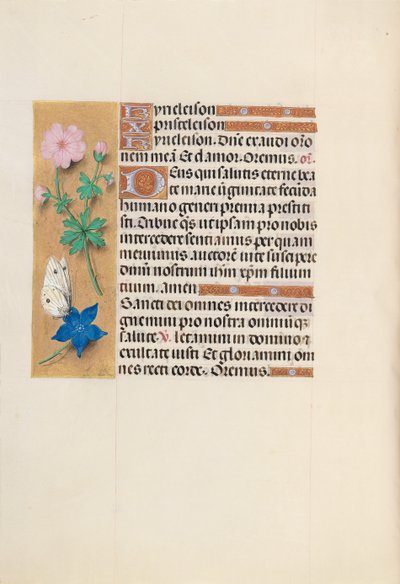 Hours of Queen Isabella the Catholic, Queen of Spain: Fol. 134v, c. 1500 by Master of the First Prayerbook of Maximillian