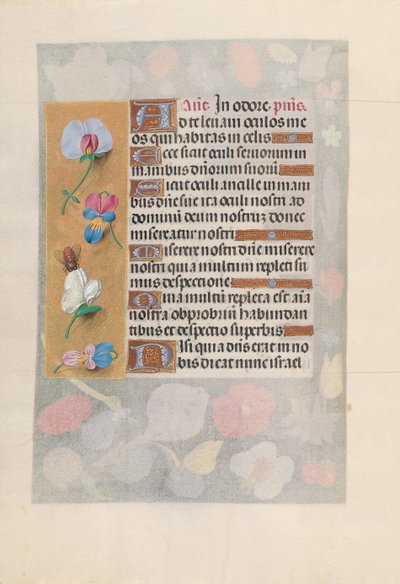 Hours of Queen Isabella the Catholic, Queen of Spain: Fol. 137v by Master of the First Prayerbook of Maximillian