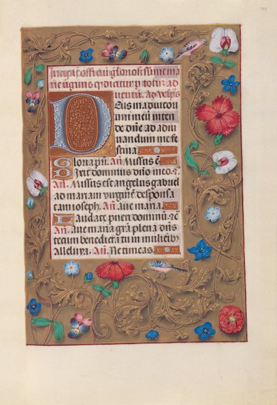Hours of Queen Isabella the Catholic, Queen of Spain: Fol. 160r by Master of the First Prayerbook of Maximillian
