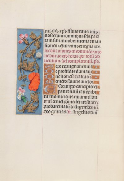 Hours of Queen Isabella the Catholic, Queen of Spain: Fol. 161v by Master of the First Prayerbook of Maximillian