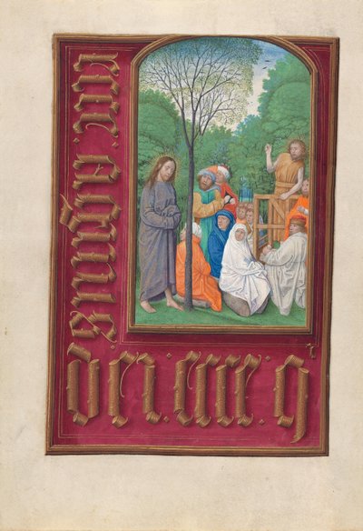 Hours of Queen Isabella the Catholic, Queen of Spain: St. John the Baptist by Master of the First Prayerbook of Maximillian