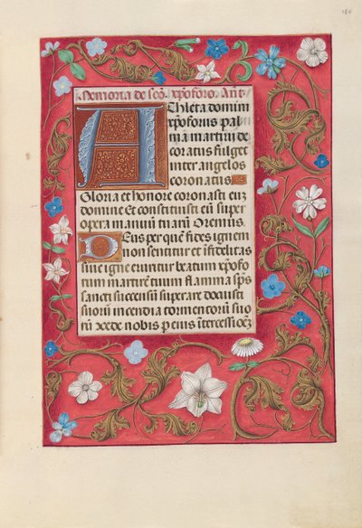 Hours of Queen Isabella the Catholic, Queen of Spain: Fol. 180r by Master of the First Prayerbook of Maximillian