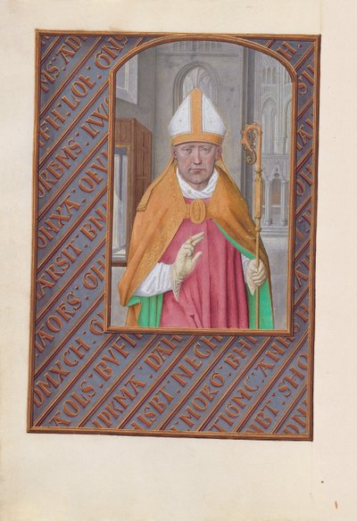 Hours of Queen Isabella the Catholic, Queen of Spain: St. Nicholas by Master of the First Prayerbook of Maximillian