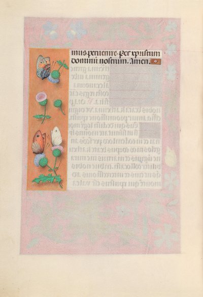 Hours of Queen Isabella the Catholic, Queen of Spain: Fol. 190v by Master of the First Prayerbook of Maximillian