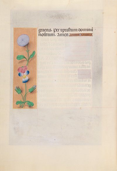 Hours of Queen Isabella the Catholic, Queen of Spain: Fol. 196v by Master of the First Prayerbook of Maximillian