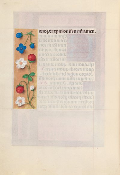 Hours of Queen Isabella the Catholic, Queen of Spain: Fol. 198v by Master of the First Prayerbook of Maximillian