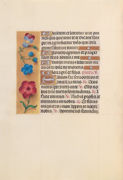 Hours of Queen Isabella the Catholic, Queen of Spain: Fol. 215v, c. 1500 by Master of the First Prayerbook of Maximillian