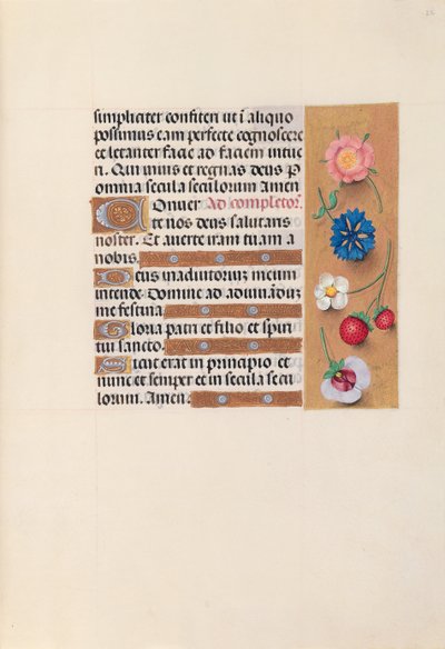 Hours of Queen Isabella the Catholic, Queen of Spain: Fol. 22r, c. 1500 by Master of the First Prayerbook of Maximillian