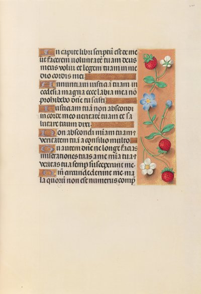Hours of Queen Isabella the Catholic, Queen of Spain: Fol. 240r by Master of the First Prayerbook of Maximillian