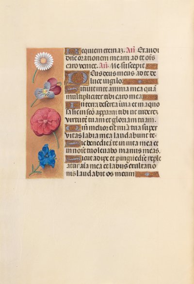 Hours of Queen Isabella the Catholic, Queen of Spain: Fol. 249v by Master of the First Prayerbook of Maximillian