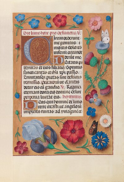 Hours of Queen Isabella the Catholic, Queen of Spain: Fol. 25r by Master of the First Prayerbook of Maximillian