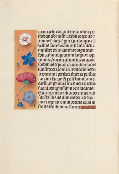 Hours of Queen Isabella the Catholic, Queen of Spain: Fol. 263v, Mass of St. Gregory, c. 1500 by Master of the First Prayerbook of Maximillian
