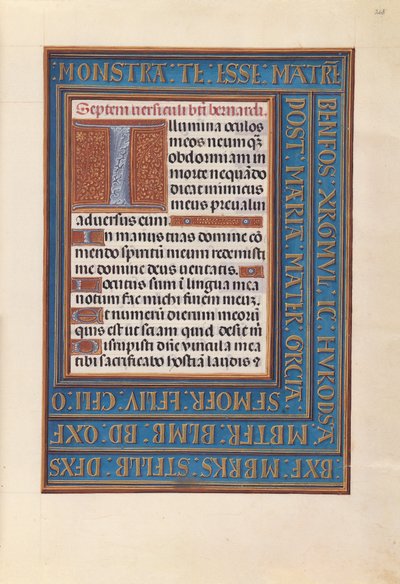 Hours of Queen Isabella the Catholic, Queen of Spain: Folio 268r by Master of the First Prayerbook of Maximillian