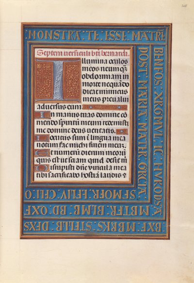 Hours of Queen Isabella the Catholic, Queen of Spain: Fol. 268r by Master of the First Prayerbook of Maximillian