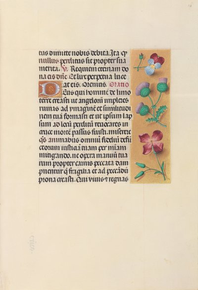 Hours of Queen Isabella the Catholic, Queen of Spain: Fol. 26r, c. 1500 by Master of the First Prayerbook of Maximillian