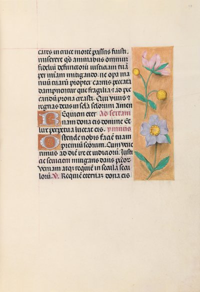 Hours of Queen Isabella the Catholic, Queen of Spain: Fol. 27r, c. 1500 by Master of the First Prayerbook of Maximillian