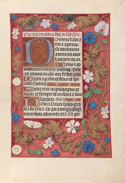 Hours of Queen Isabella the Catholic, Queen of Spain: Fol. 32r by Master of the First Prayerbook of Maximillian