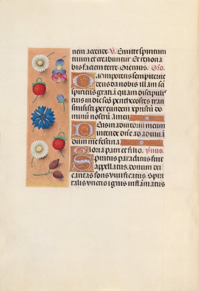 Hours of Queen Isabella the Catholic, Queen of Spain: Fol. 34v by Master of the First Prayerbook of Maximillian