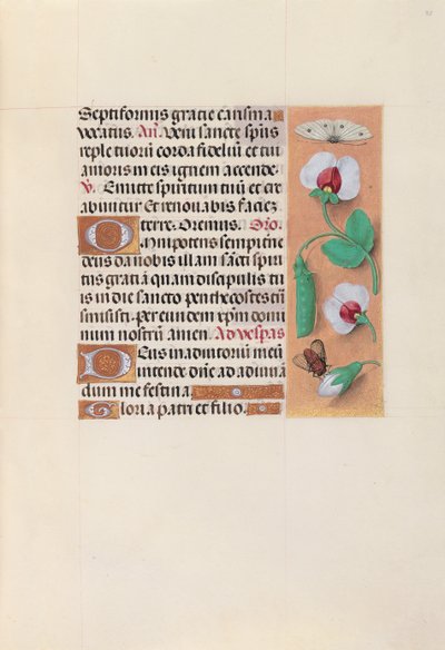 Hours of Queen Isabella the Catholic, Queen of Spain: Fol. 35r, c. 1500 by Master of the First Prayerbook of Maximillian