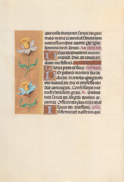 Hours of Queen Isabella the Catholic, Queen of Spain: Fol. 40v, c. 1500 by Master of the First Prayerbook of Maximillian