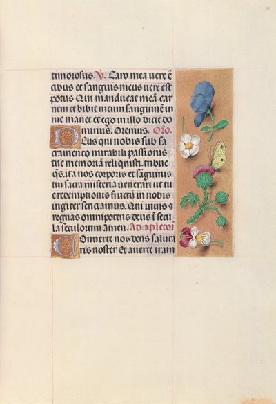 Hours of Queen Isabella the Catholic, Queen of Spain: Fol. 48r, c. 1500 by Master of the First Prayerbook of Maximillian