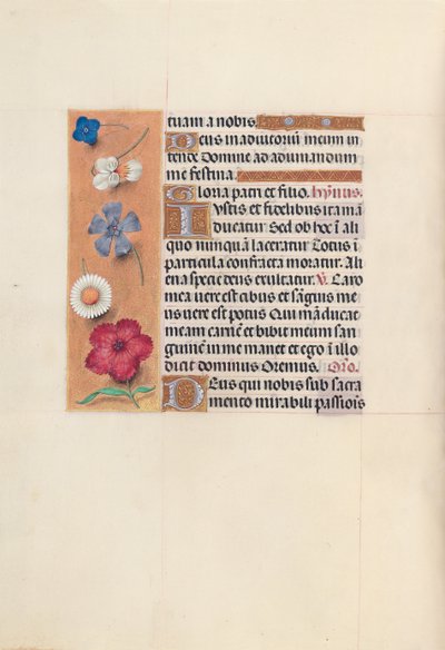 Hours of Queen Isabella the Catholic, Queen of Spain: Fol. 48v by Master of the First Prayerbook of Maximillian