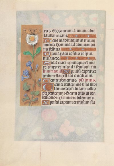 Hours of Queen Isabella the Catholic, Queen of Spain: Fol. 50v, c. 1500 by Master of the First Prayerbook of Maximillian