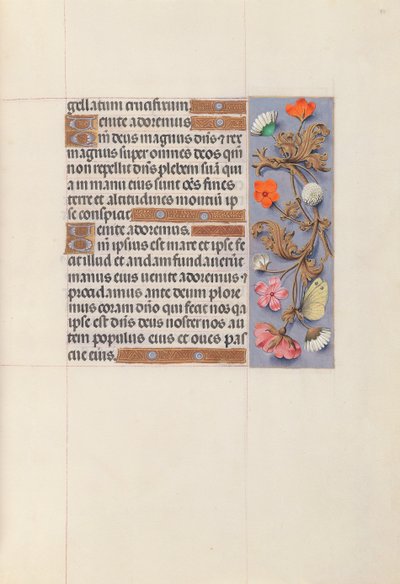 Hours of Queen Isabella the Catholic, Queen of Spain: Fol. 51r by Master of the First Prayerbook of Maximillian