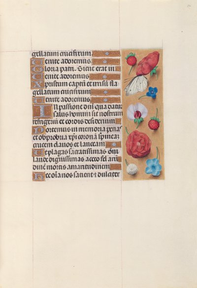 Hours of Queen Isabella the Catholic, Queen of Spain: Fol. 52r, c. 1500 by Master of the First Prayerbook of Maximillian