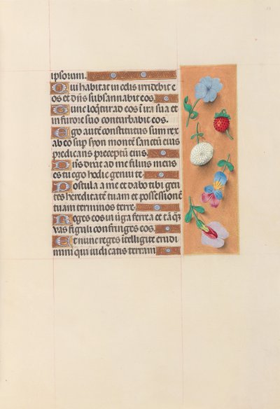 Hours of Queen Isabella the Catholic, Queen of Spain: Fol. 53r, c. 1500 by Master of the First Prayerbook of Maximillian