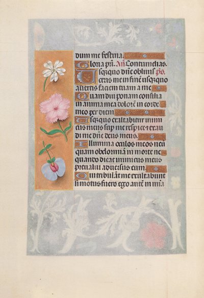 Hours of Queen Isabella the Catholic, Queen of Spain: Fol. 57v by Master of the First Prayerbook of Maximillian
