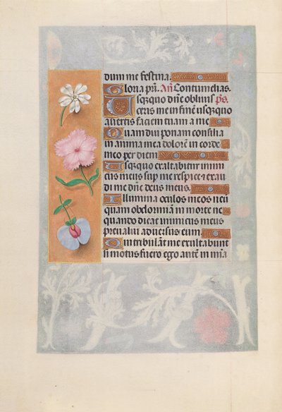 Hours of Queen Isabella the Catholic, Queen of Spain: Fol. 57v, c. 1500 by Master of the First Prayerbook of Maximillian