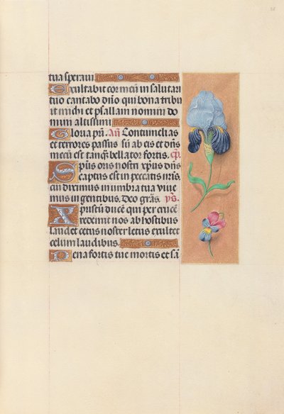 Hours of Queen Isabella the Catholic, Queen of Spain: Fol. 58r, c. 1500 by Master of the First Prayerbook of Maximillian