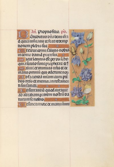 Hours of Queen Isabella the Catholic, Queen of Spain: Fol. 59r by Master of the First Prayerbook of Maximillian