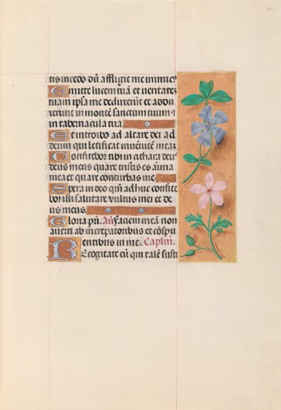 Hours of Queen Isabella the Catholic, Queen of Spain: Fol. 62r, c. 1500 by Master of the First Prayerbook of Maximillian