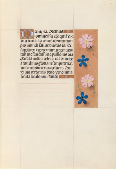 Hours of Queen Isabella the Catholic, Queen of Spain: Fol. 65r by Master of the First Prayerbook of Maximillian