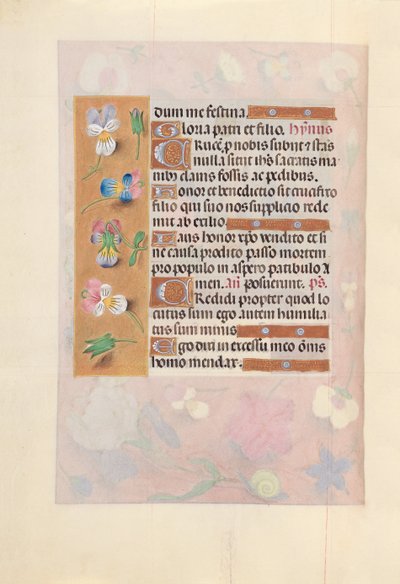 Hours of Queen Isabella the Catholic, Queen of Spain: Fol. 66v by Master of the First Prayerbook of Maximillian