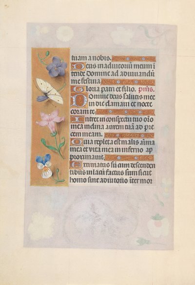 Hours of Queen Isabella the Catholic, Queen of Spain: Fol. 77v, c. 1500 by Master of the First Prayerbook of Maximillian