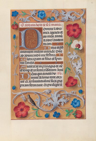 Hours of Queen Isabella the Catholic, Queen of Spain: Fol. 81r by Master of the First Prayerbook of Maximillian