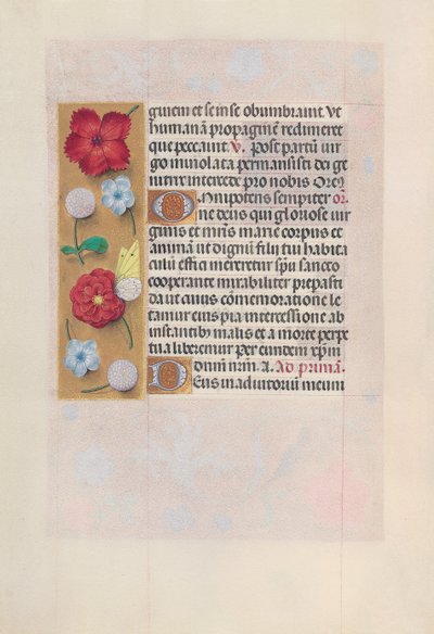Hours of Queen Isabella the Catholic, Queen of Spain: Fol. 81v, c. 1500 by Master of the First Prayerbook of Maximillian