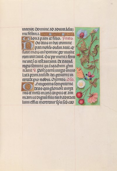 Hours of Queen Isabella the Catholic, Queen of Spain: Fol. 82r by Master of the First Prayerbook of Maximillian
