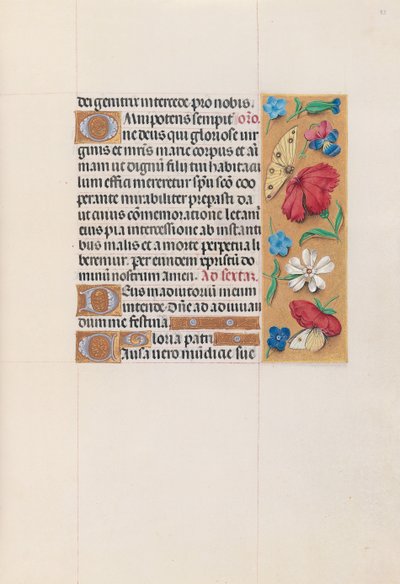 Hours of Queen Isabella the Catholic, Queen of Spain: Fol. 83r, c. 1500 by Master of the First Prayerbook of Maximillian