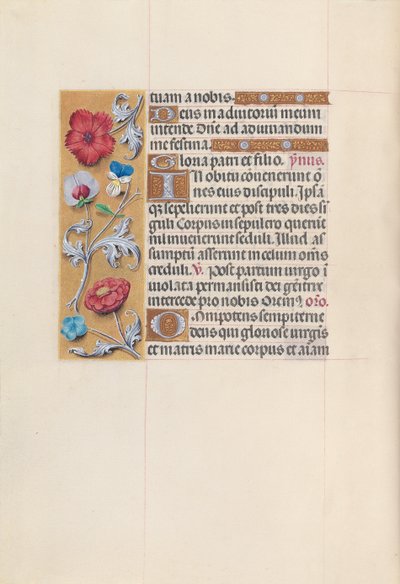 Hours of Queen Isabella the Catholic, Queen of Spain: Fol. 85v, 1500 by Master of the First Prayerbook of Maximillian