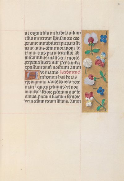 Hours of Queen Isabella the Catholic, Queen of Spain: Fol. 86r by Master of the First Prayerbook of Maximillian