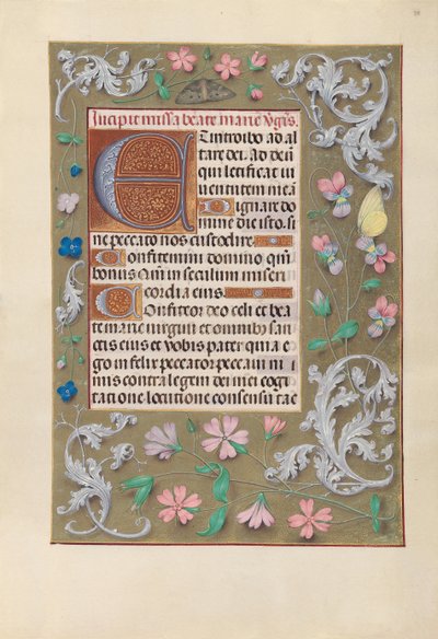 Hours of Queen Isabella the Catholic, Queen of Spain: Fol. 88r by Master of the First Prayerbook of Maximillian
